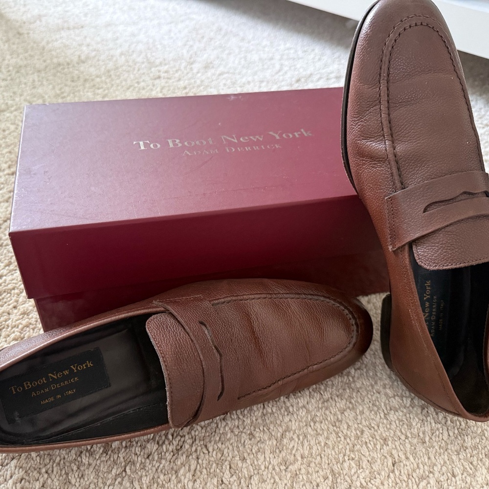 To Boot New York, Adam Derrick, Men's dress shoes, brown, size 10.5